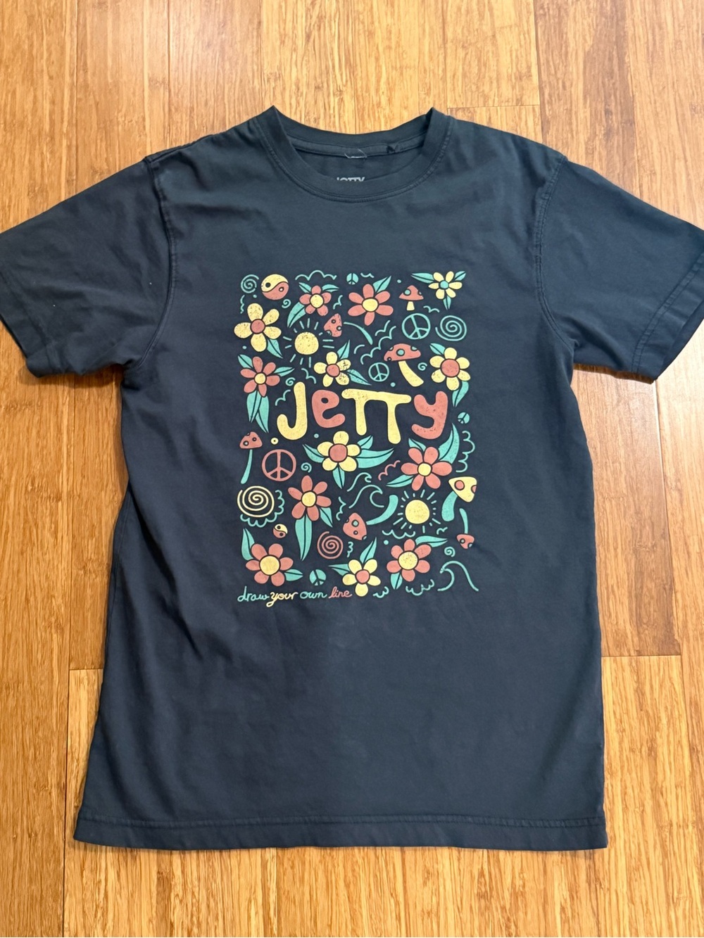 Jetty Black Short Sleeve Graphic Tee